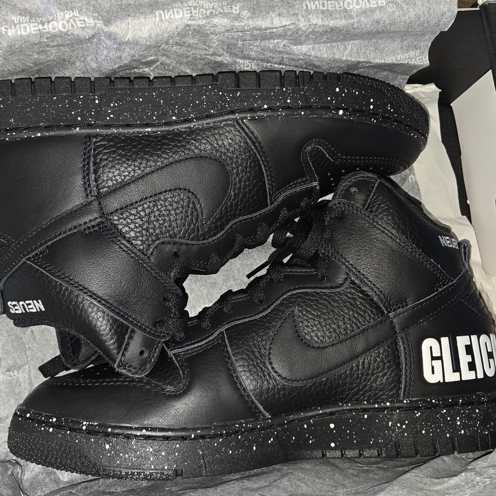 Black High-Top Men's Sneakers